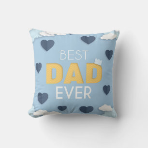 Bester Vater je Niedlich Vatertag Poster Kissen