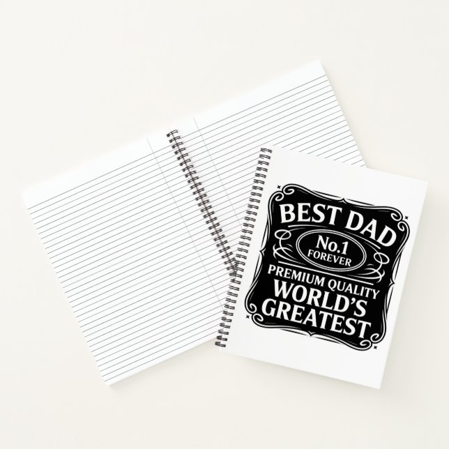 Bester Vater je Notizbuch (Innenseite)