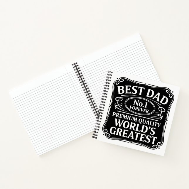 Bester Vater je Notizbuch (Innenseite)