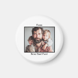 Bester Vater je personalisieren Magnet