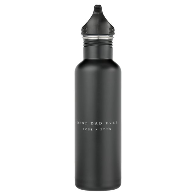 Bester Vater je Personalisiert Edelstahlflasche (Rechts)