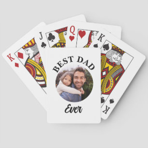 Bester Vater je Personalisierte Fotomodelle Spielkarten