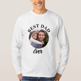 Bester Vater je Personalisierte Fotomodelle T-Shirt