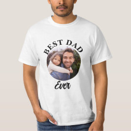 Bester Vater je Personalisierte Fotomodelle T-Shirt