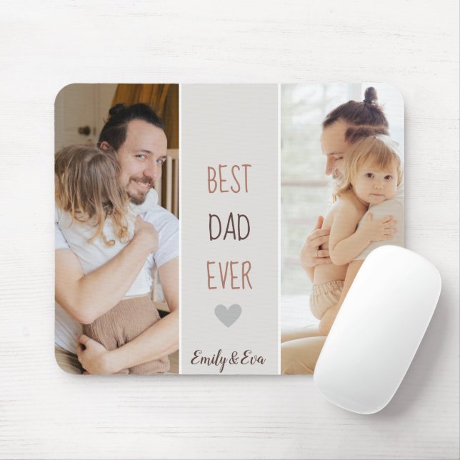 Bester Vater je Personalisierter Mauszeiger Mousepad (Mit Mouse)