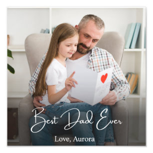 Bester Vater je Personalisiertes Foto