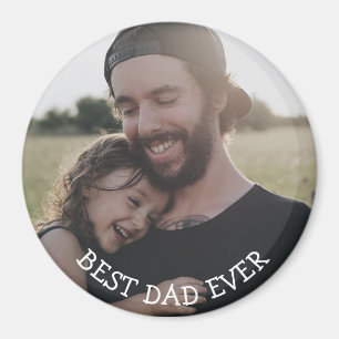 Bester Vater je Personalisiertes Foto Magnet
