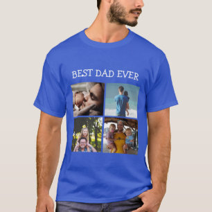 Bester Vater je Personalisiertes Foto T-Shirt