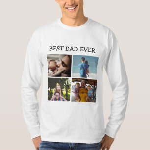 Bester Vater je Personalisiertes Foto T-Shirt