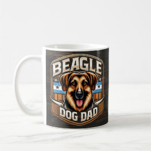 Bester Vater je - Persönlicher Vater für einen Hun Kaffeetasse