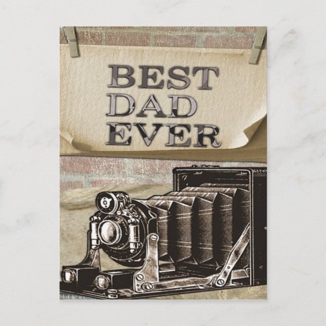 Bester Vater je Postkarte (Vorderseite)