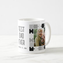 Bester Vater je Puzzle Fotos Rahmen