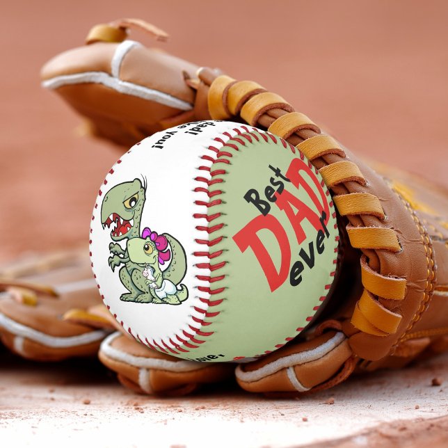 Bester Vater je Red Black Baby Boy Dinosaurier Baseball (Best Dad Ever Red Black Baby Boy Dinosaur Baseball)