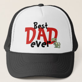 Bester Vater je Red Black Text Baby Boy Vater's Truckerkappe