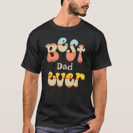 Bester Vater je Retro T-Shirt