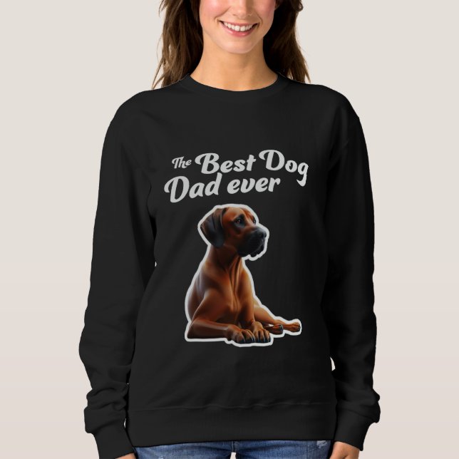 Bester Vater je - Rhodesian Ridgeback Sweatshirt (Vorderseite)