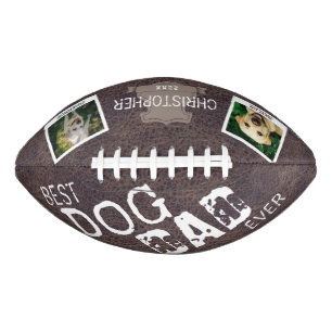 Bester Vater je rustikales, benutzerdefiniertes Fo Football