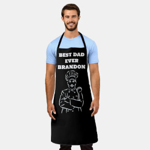 Bester Vater je Schwarz-weiß Moderner Feinschmecke Schürze