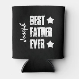 Bester VATER je Schwarz-weiß Stars Individuelle Na Dosenkühler