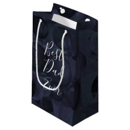 Bester Vater je schwarze Kohle Kleine Geschenktüte