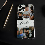 Bester Vater je Script Vatertag FotoCollage Case-Mate iPhone 14 Hülle<br><div class="desc">Schick deinem Vater ein wunderschönes personalisiertes Vatertagsgeschenk, das er für immer schätzen wird. Spezielle personalisierte Vatertag Familie Foto Collage Handy-Fall, um Ihre speziellen Fotos und Erinnerungen Ihrer Familie anzeigen. Unser Design zeichnet sich durch ein einfaches 6-Foto-Collage Grid Design mit "Best Father Ever" aus, das in einem schönen, handgeschriebenen schwarzen Skriptstil...</div>