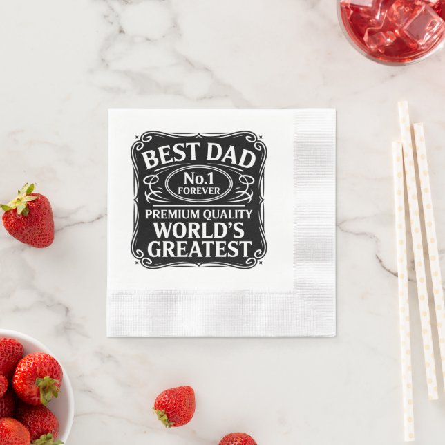 Bester Vater je Serviette (Beispiel)