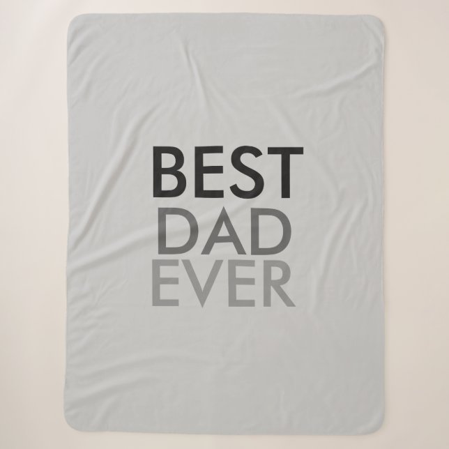 Bester Vater je Sherpadecke (Vorderseite)