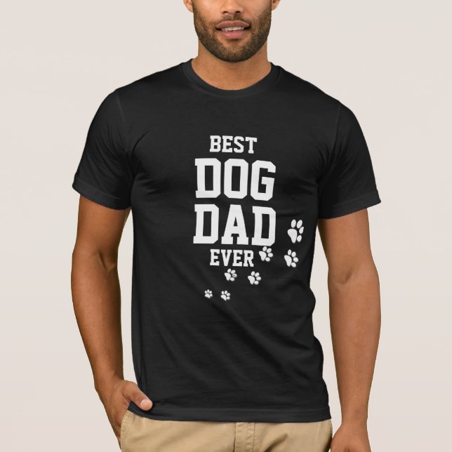 Bester Vater je Shirt - Paws T - Shirt Geschenk (Vorderseite)