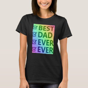 Bester Vater je, stolze LGBTQ Männer Geschenke zu T-Shirt