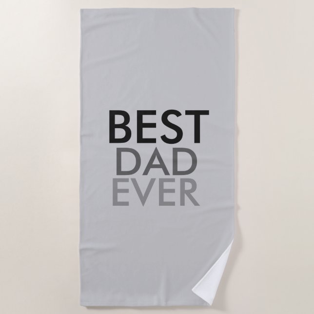 Bester Vater je Strandtuch (Vorderseite)