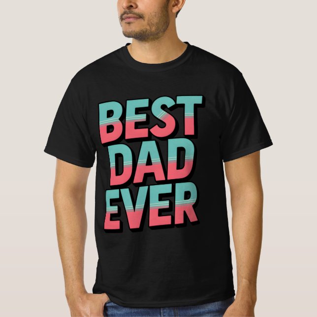 Bester Vater je T - Shirt (Vorderseite)