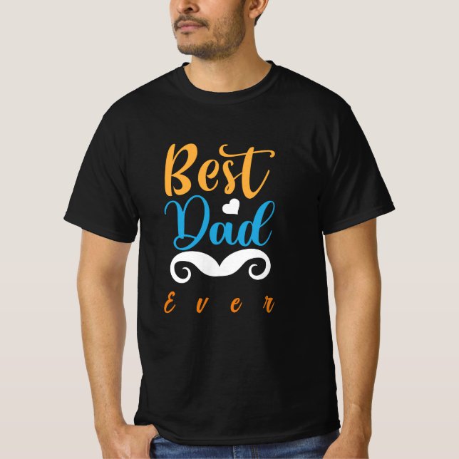 Bester Vater je T - Shirt (Vorderseite)