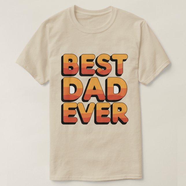 Bester Vater je T - Shirt (Design vorne)