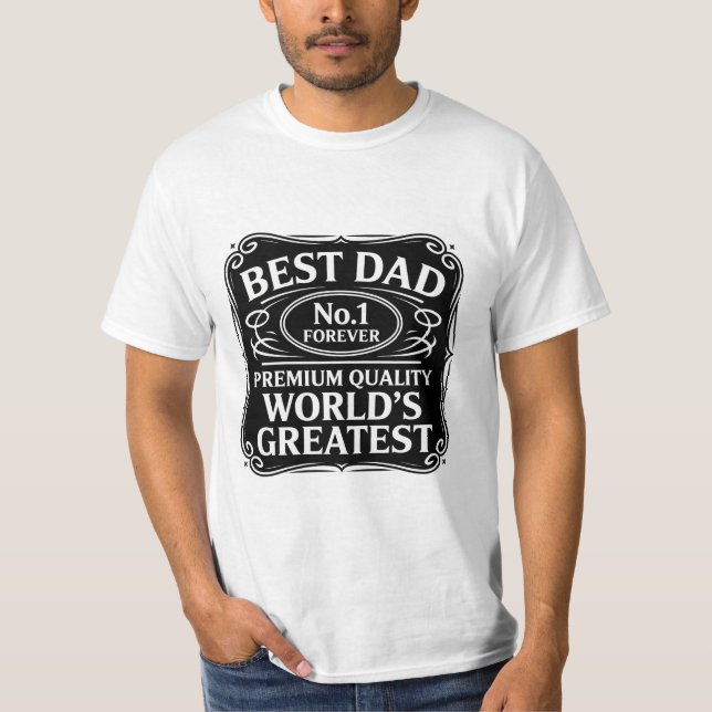 Bester Vater je T-Shirt (Vorderseite)