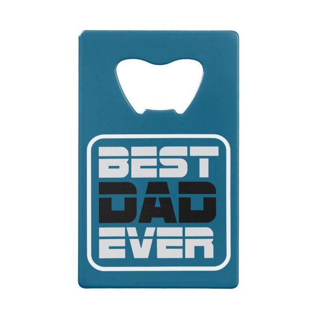Bester Vater je T - Shirt Geldbeutel Flaschenöffner (Vorderseite)