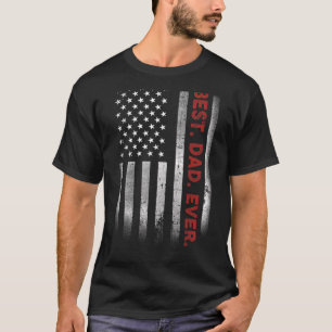 Bester Vater je Tag des amerikanischen Flaggenvate T-Shirt
