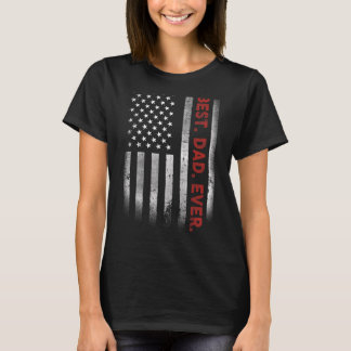 Bester Vater je Tag des amerikanischen Flaggenvate T-Shirt