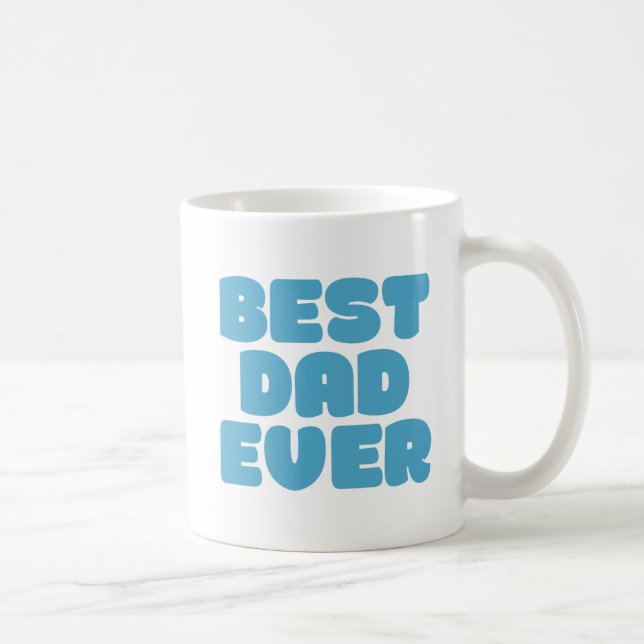 Bester Vater je. Tasse (Rechts)