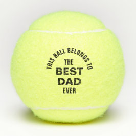 Bester Vater je Tennisbälle