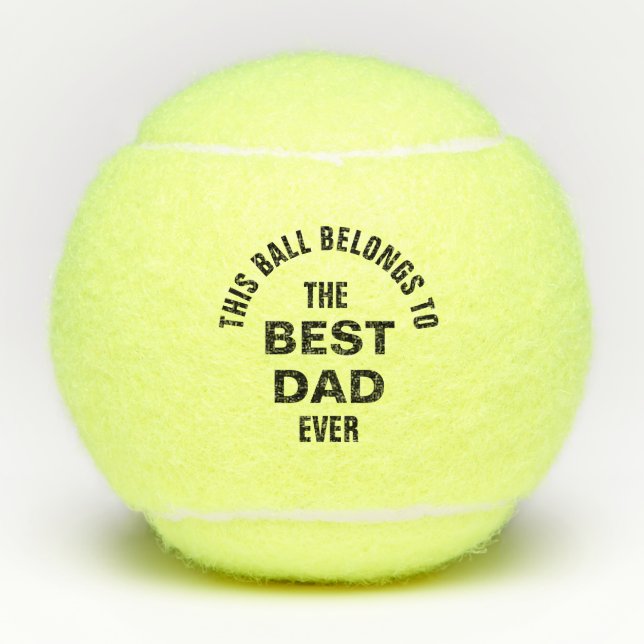 Bester Vater je Tennisbälle (Vorderseite)