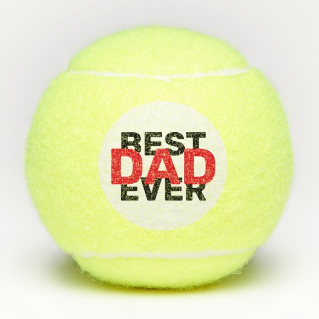 Bester VATER je Tennisbälle (Vorderseite)