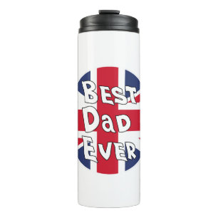 Bester Vater je UK-Flagge Thermosbecher