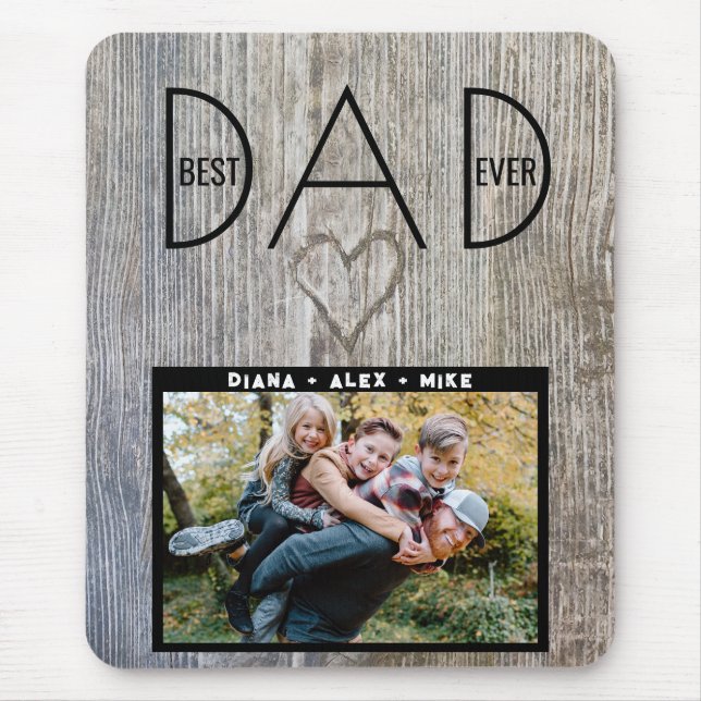 Bester Vater je, unser Foto zum Super-Vater-Vater Mousepad (Vorne)