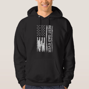 Bester Vater je US-amerikanische Flagge für Vatert Hoodie