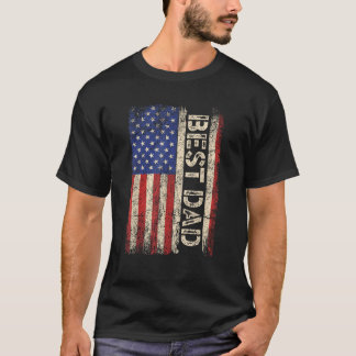Bester Vater je US-amerikanischer Flaggenvater - M T-Shirt