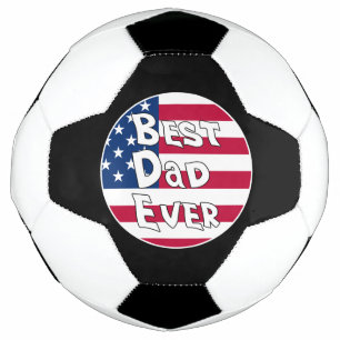 Bester Vater je USA-Flagge Fußball
