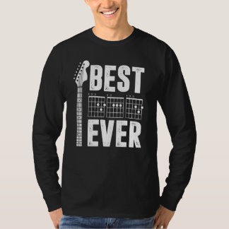 Bester Vater je Vater Chord Gitarrist Pater Gitarr T-Shirt
