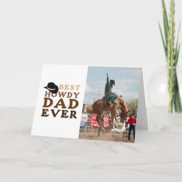 Bester Vater je Vatertag Geschenkkarte für Howdy P Karte
