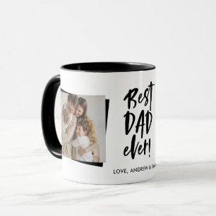 Bester Vater je Vatertag Zweites Foto Tasse