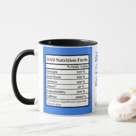 Bester Vater je | Vathers Day Funny Attributes Blu Tasse